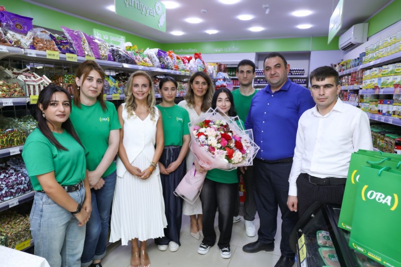 “OBA” marketlər şəbəkəsinin əməkdaş sayı 10 min nəfərə çatıb - FOTO